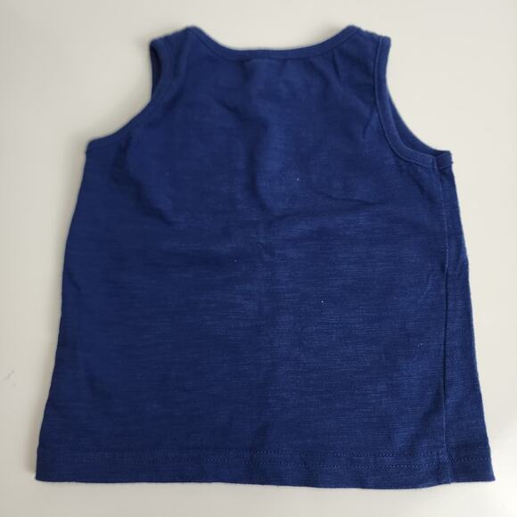 Nickelodeon Paw Patrol Blue Graphics Character Tank Top Toddler Boy's Size 2T - Picture 3 of 4